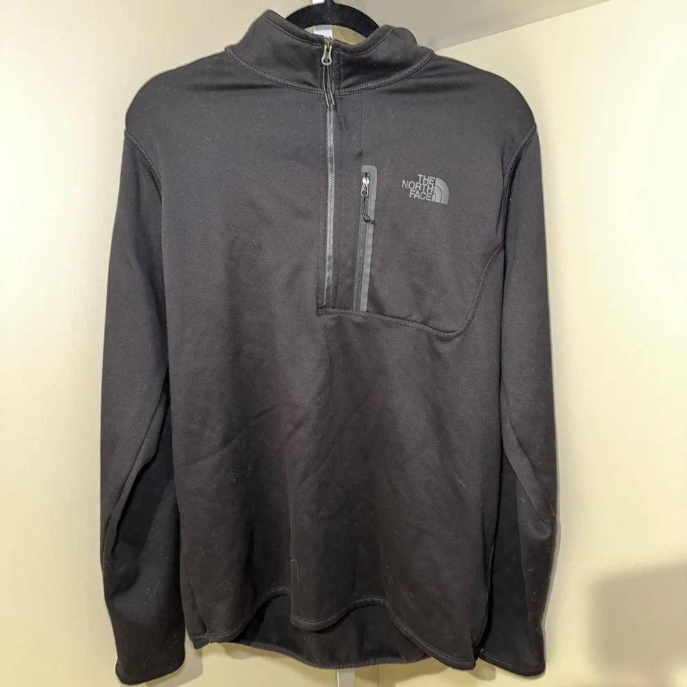 The North Face‎ Canyonlands 1/2 Zip Mens Fleece Jacket Black Large M15
